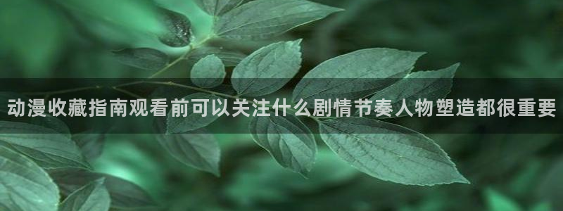 虫虫漫画网页版：动漫收藏指南观看前可以关注什么剧情节奏人物塑造都很重要配图